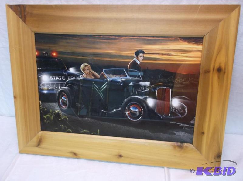 lot 57 image: Beautiful framed print Joyride by Helen Flint...