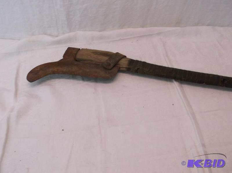 lot 80 image: Vintage brush axe great display piece....