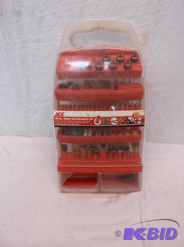 lot 94 image: 200 pc. rotary tool accessory set missing 13 ...