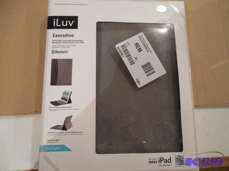 lot 17 image: Ipad Case With Keyboard Slim Bluetooth
