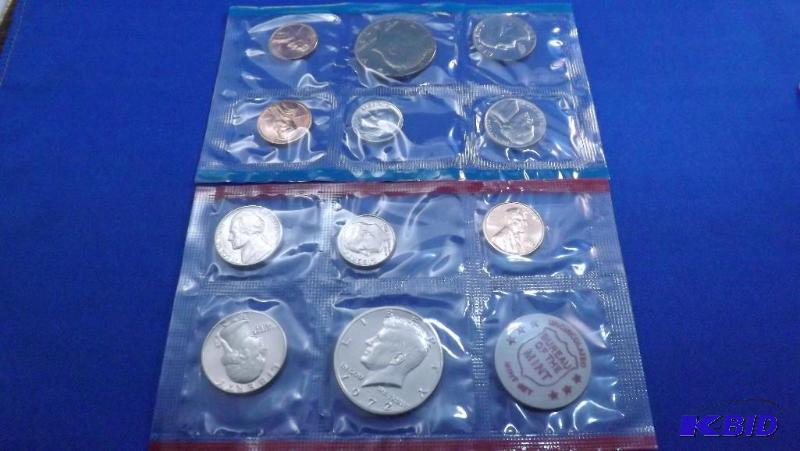 1972, 11 Coin Set, Uncirculated, P &amp D...