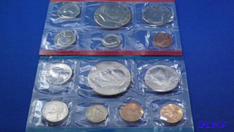 1974, 13 Coin Set, Uncirculated, P &amp D Tw...