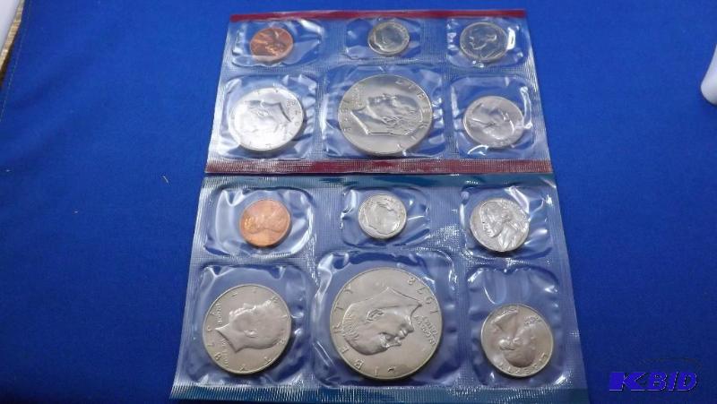 1978, 12 Coin Set, Uncirculated, P &amp D Tw...