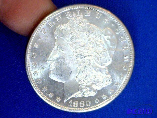 1880 S Morgan Dollar, BU. 90% Silver...