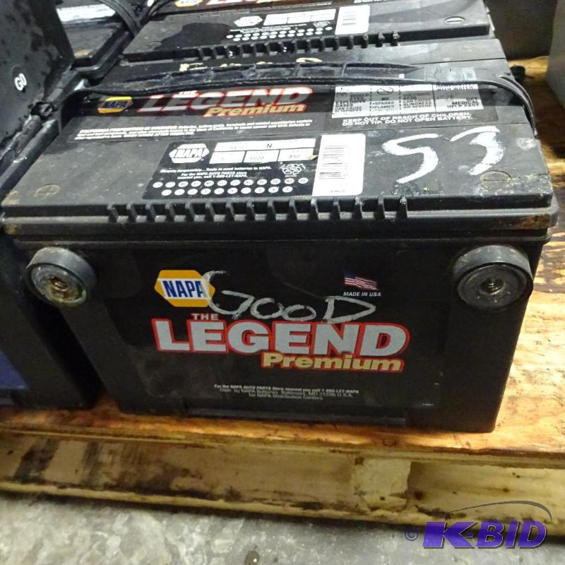 lot 52 image: NAPA legend 8478 850 CCA. Charged and load te...