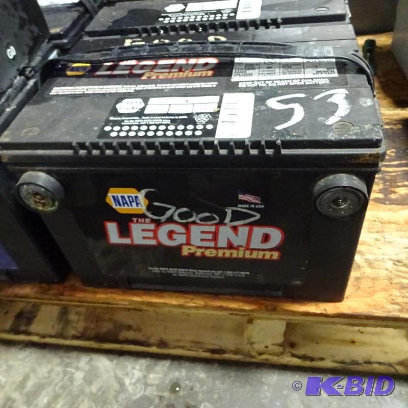 lot 53 image: NAPA legend 8478 850 CCA. Charged and load te...