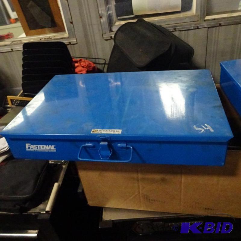 lot 54 image: Metal Hardware Drawer. 18.5 x 12 14 x 3 13....