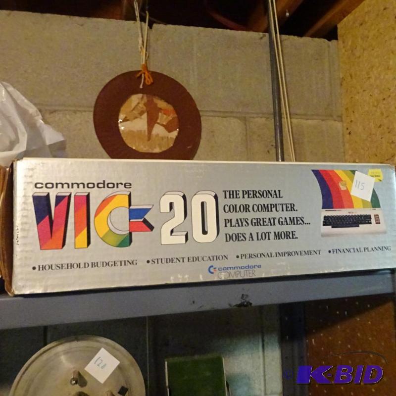 lot 115 image: Commodore Vic 2D Computer Comes with 3 Ram Ca...