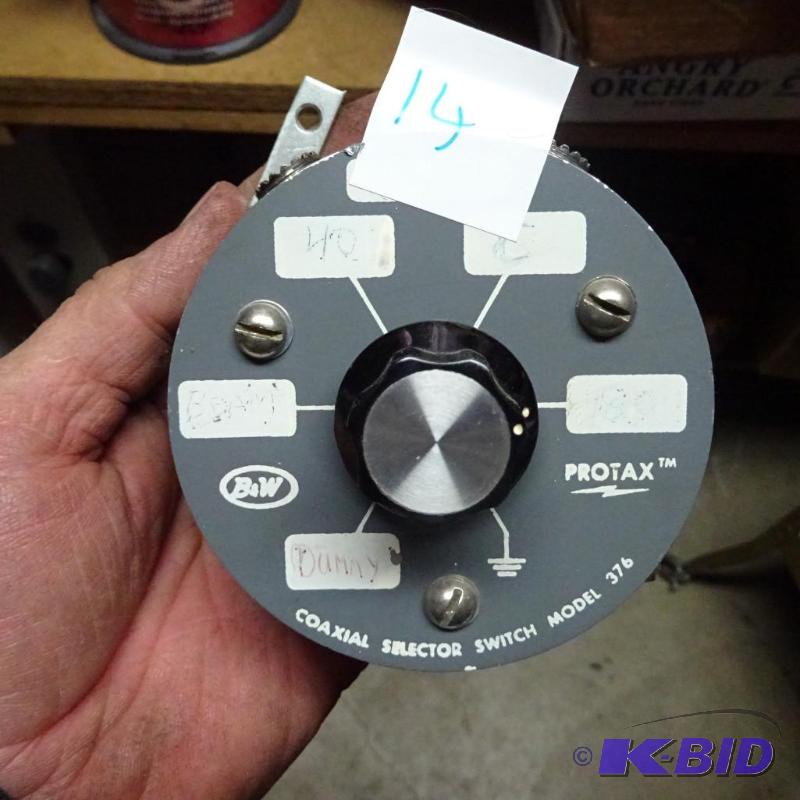 lot 14 image: Coaxial Selector Switch Model 376...
