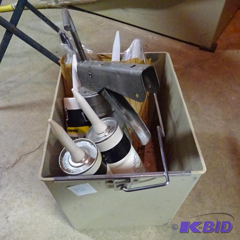 lot 152 image: Misc Caulking and Caulk Gun...