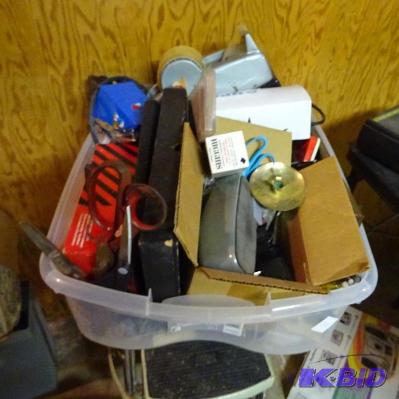 lot 173 image: Box of Misc Office Supplies...