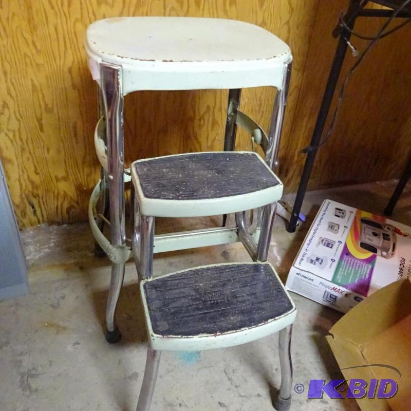 lot 174 image: Vintage Step Stool...