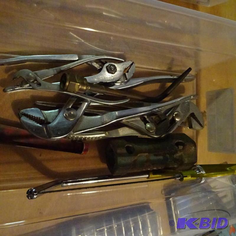 lot 184 image: Misc Pliers and More...
