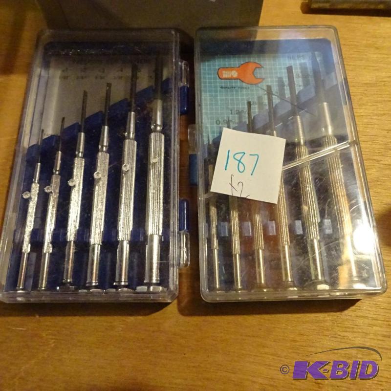 lot 187 image: 2 Mini Screwdriver Sets...