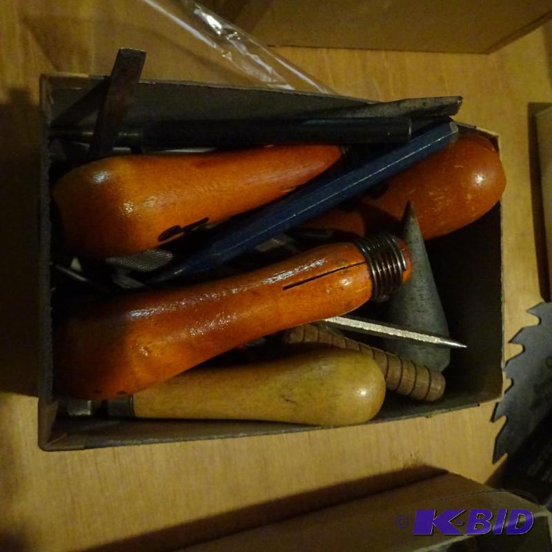 lot 192 image: File Handles Nail Set Punches...