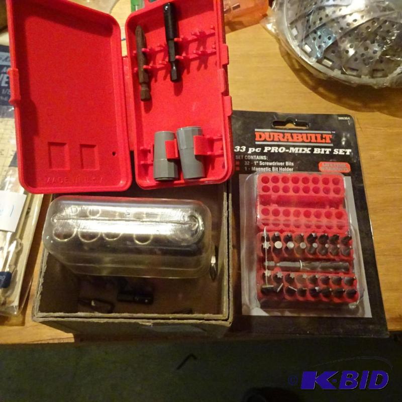 lot 199 image: Nut Drivers, Screw Gun Bits...