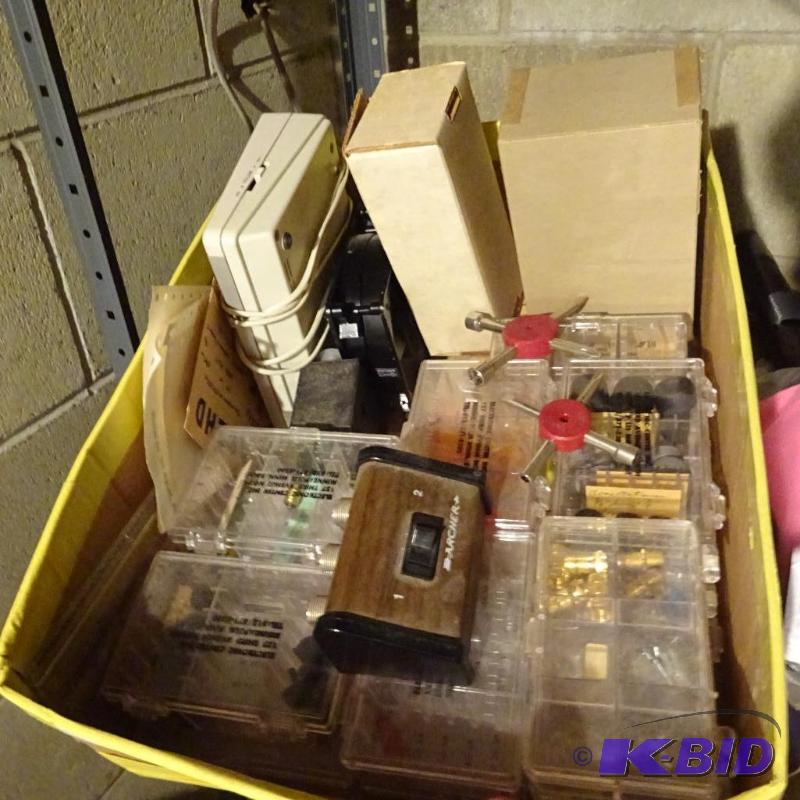 lot 203 image: Box of Misc Electronic Supplies...