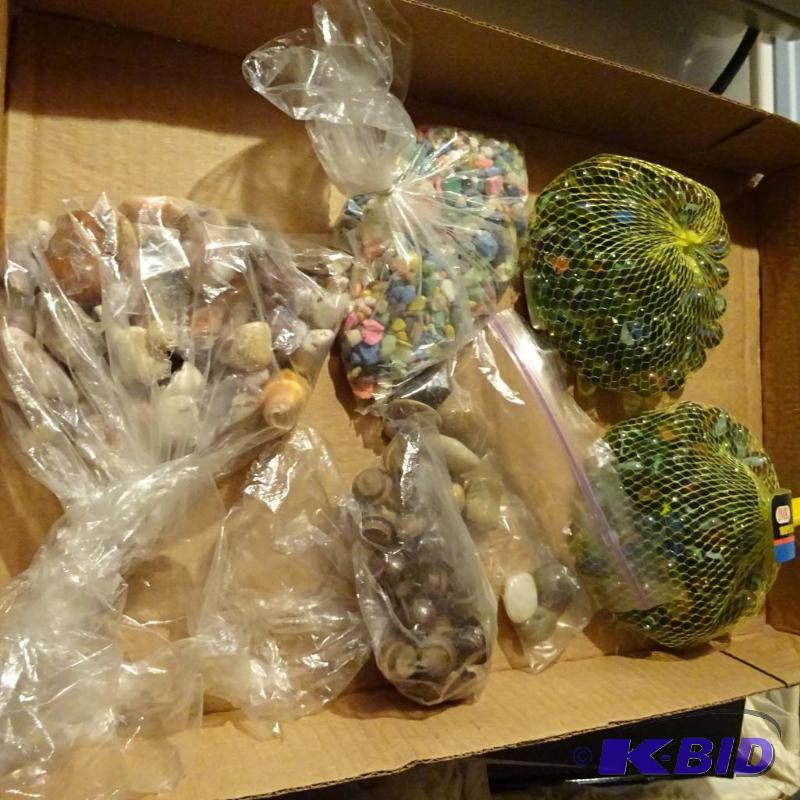 lot 204 image: Misc Marbles and Rocks...
