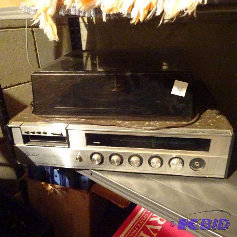 lot 205 image: Capehart AM FM MPX 8 Track Stero Player...