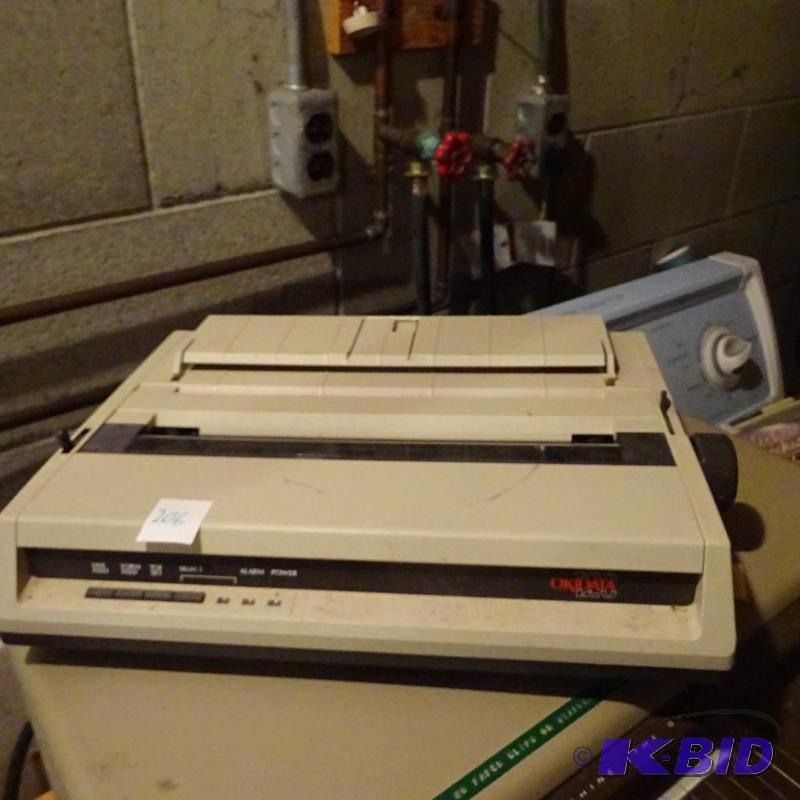 lot 206 image: Okidata 120 Printer...