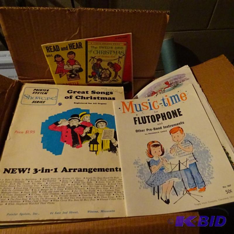 lot 210 image: Misc Sheet Music and Books...