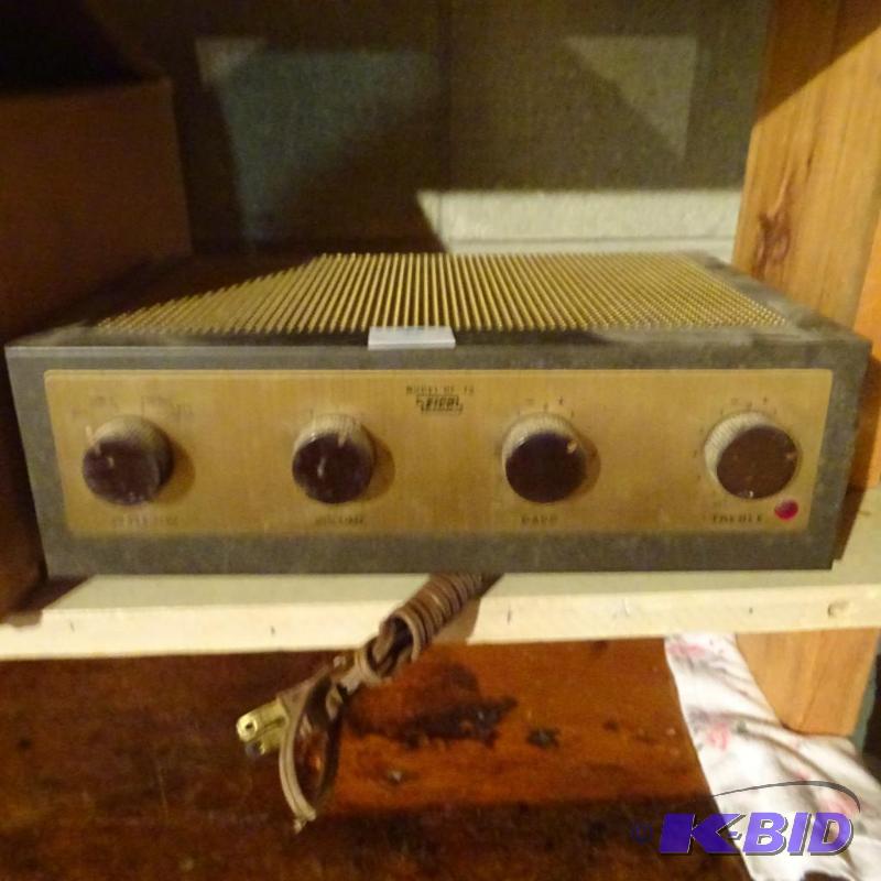 lot 211 image: Elco Model HF-12 Vintage Amplifier...