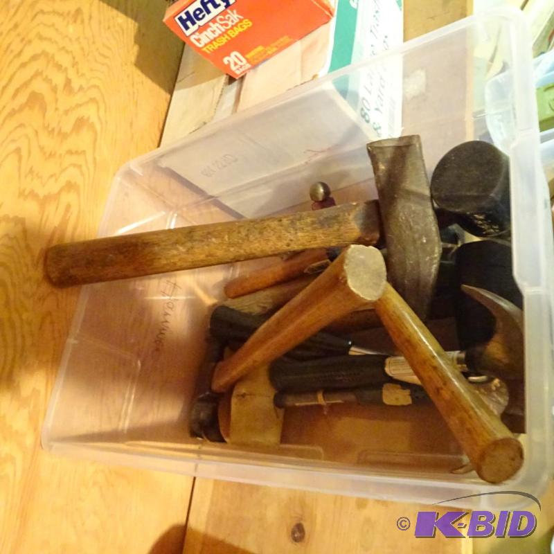 lot 220 image: Misc Hammers...