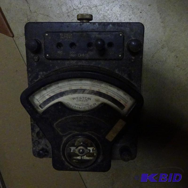 lot 227 image: Weston Electrical Instrument Model 60663...
