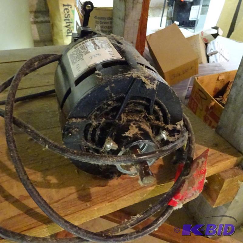 lot 228 image: Ge Electric Motor 5KH3PEA117OX...