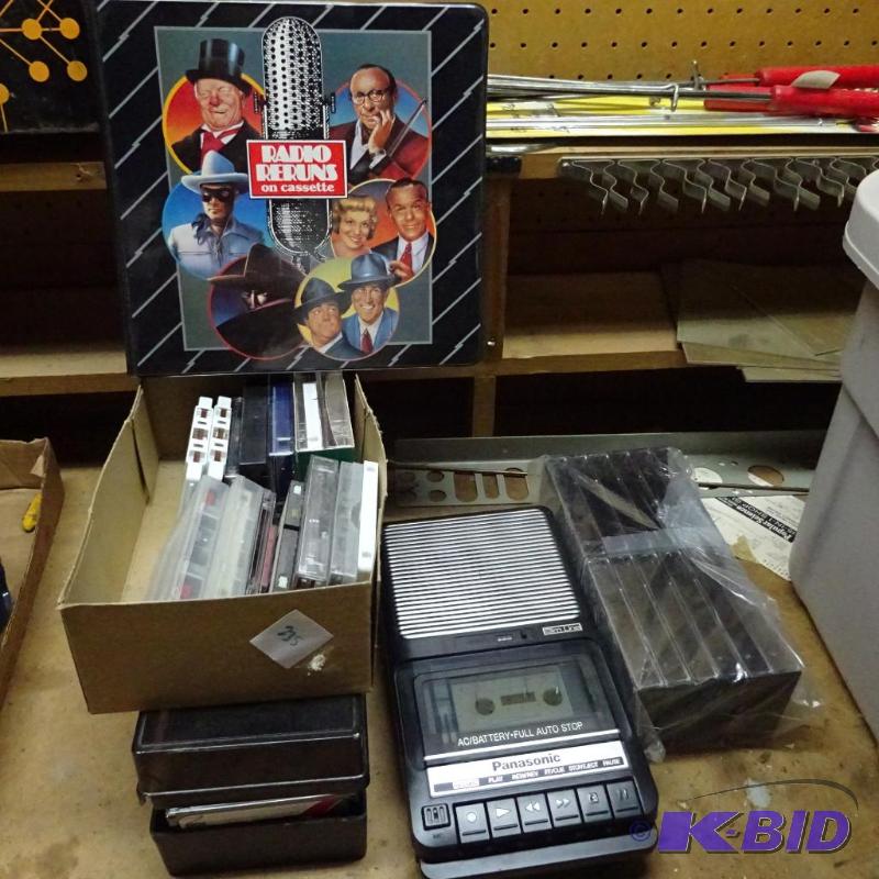 lot 235 image: Audio Cassette Player and Records, Misc Audio...