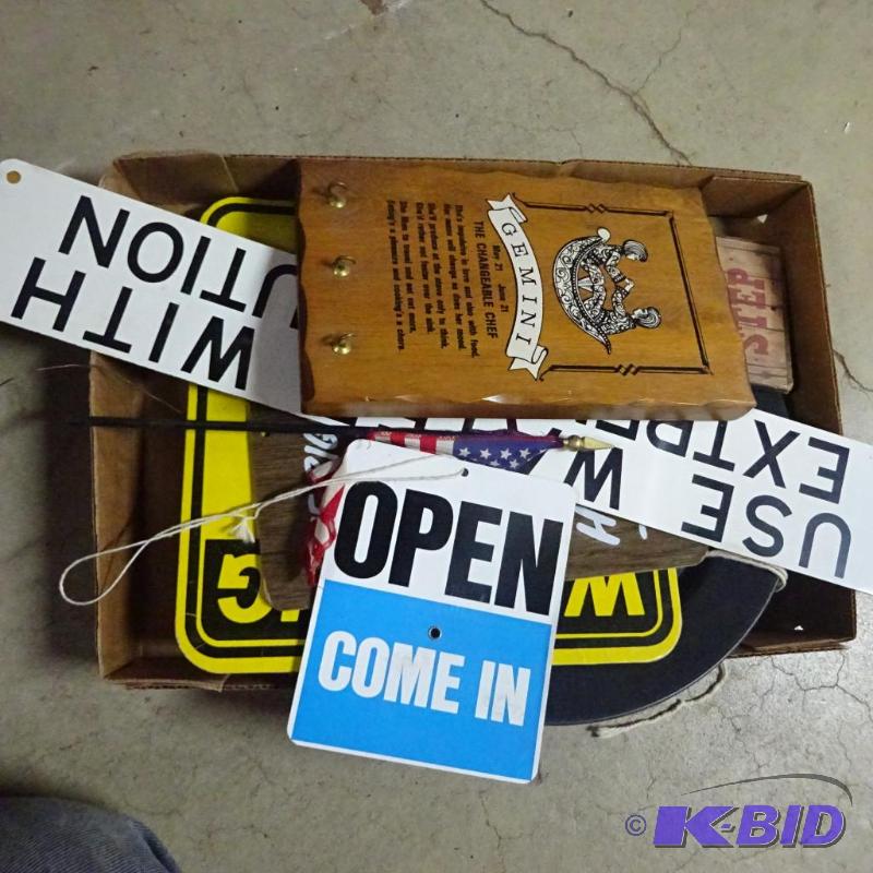 lot 245 image: Misc Signage...