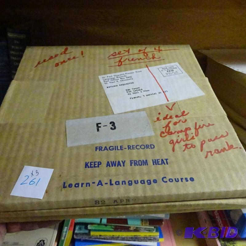 lot 261 image: French Course on Record...