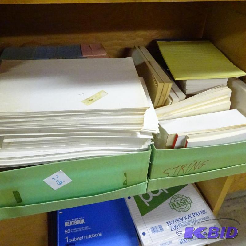 lot 265 image: Misc Pads of Paper...