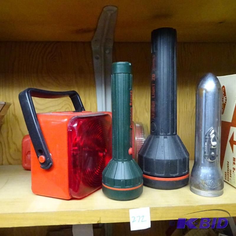 lot 272 image: Misc Flashlights...