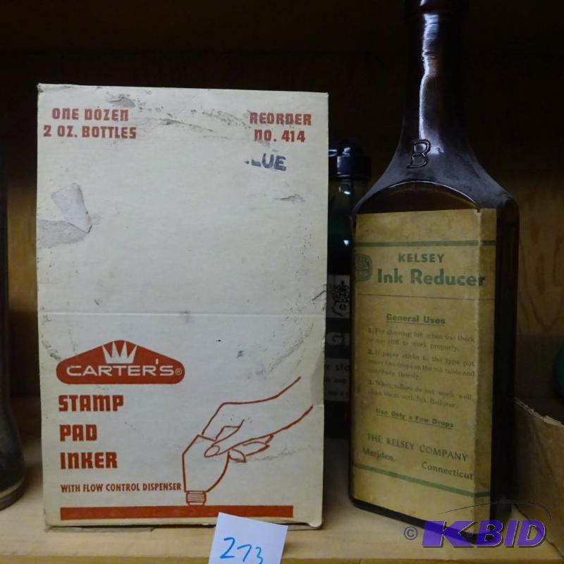 lot 273 image: Stamp Pad Inker, Ture Puncture Repair Kit, Ru...