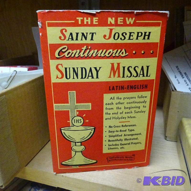 lot 278 image: The New St Joseph Continous Sunday Missal...