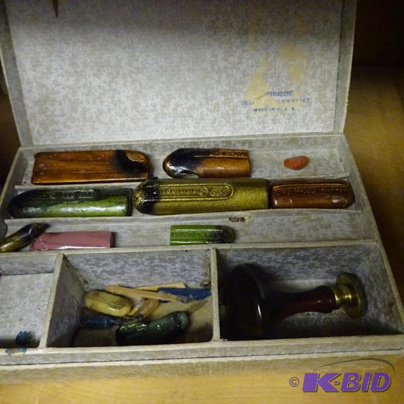 lot 279 image: Wax Stamp Kit...