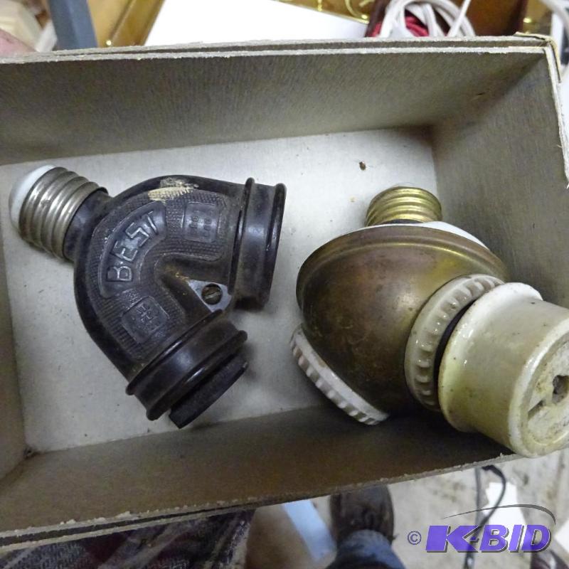 lot 281 image: 2 Vintage Electrical Fixtures...