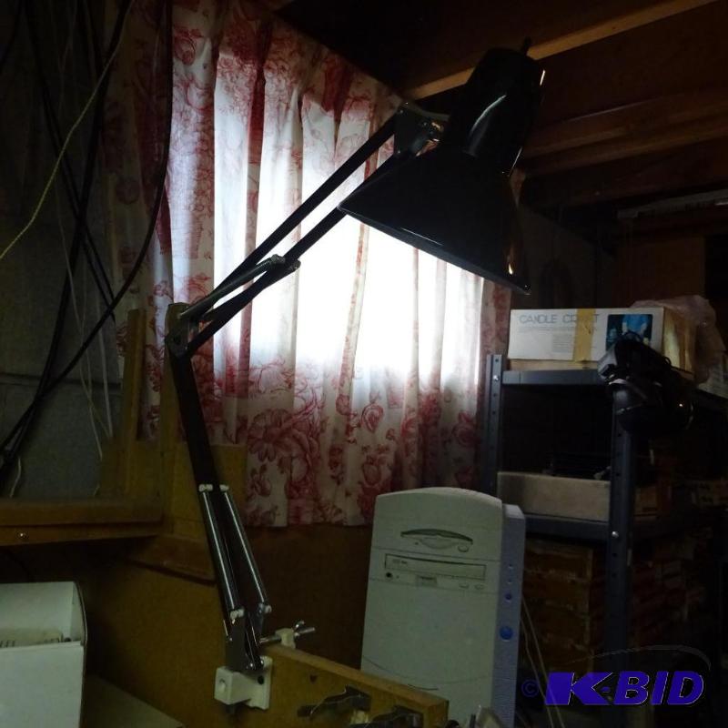 lot 30 image: Clamp on Desk Lamp...
