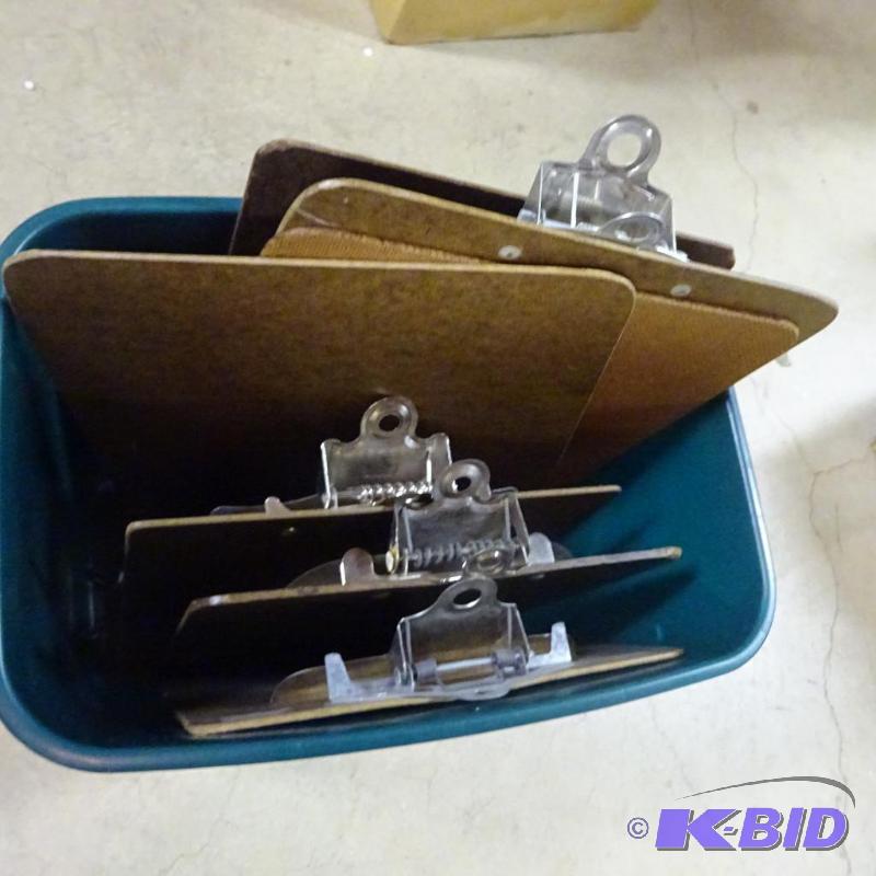 lot 306 image: Misc Clip boards...