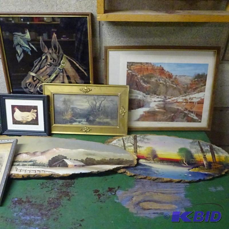 lot 320 image: Misc Prints and Paintings...