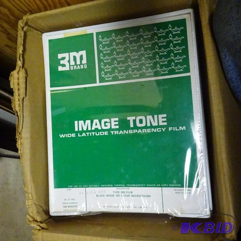 lot 322 image: 3M Imagetone Wide Latitude Transparency Film...