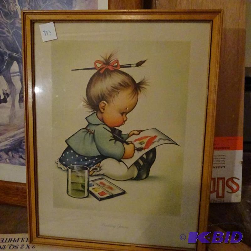 lot 333 image: Building Genius Print 14 X 18...