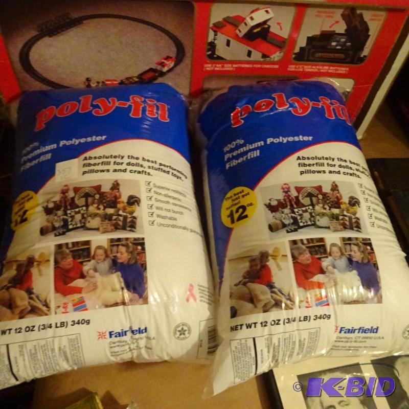 lot 357 image: 2 Bags of Poly Fill...