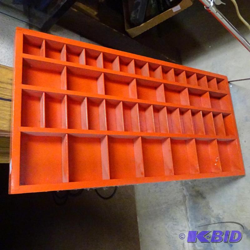 lot 369 image: Vintage WoodSorter Box 36 X 18...