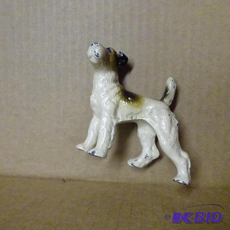 lot 371 image: Cast Iron Dog 3" Tall...
