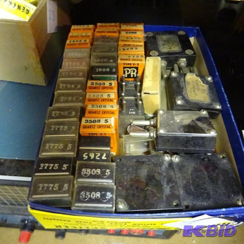 lot 4 image: BOx of Ham Radio Crystals...