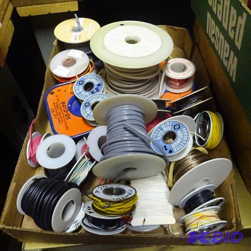 lot 54 image: Box of Misc Wire...