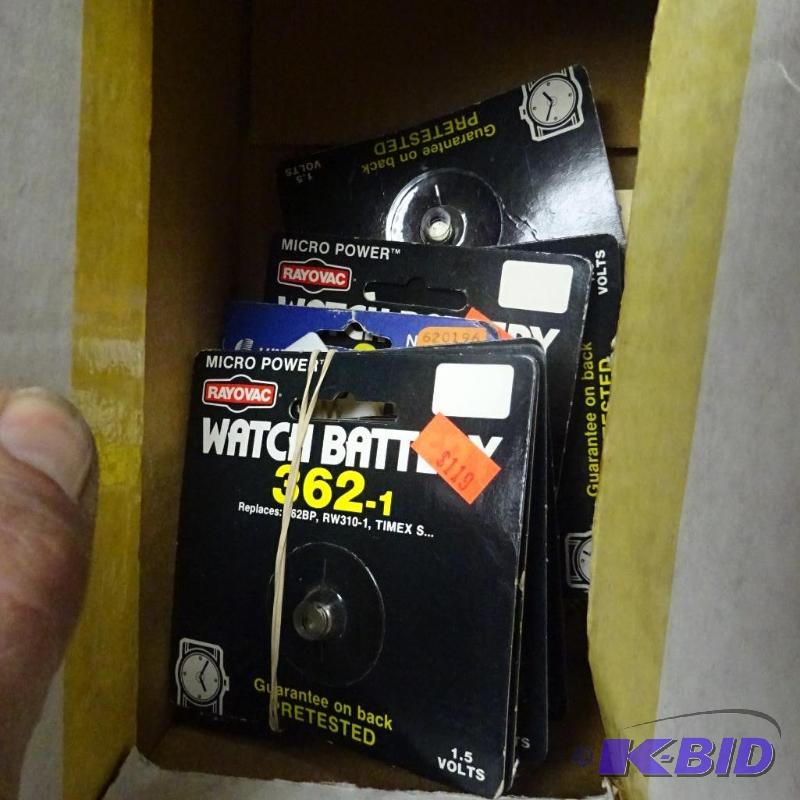 lot 64 image: Misc Watch Batteries...