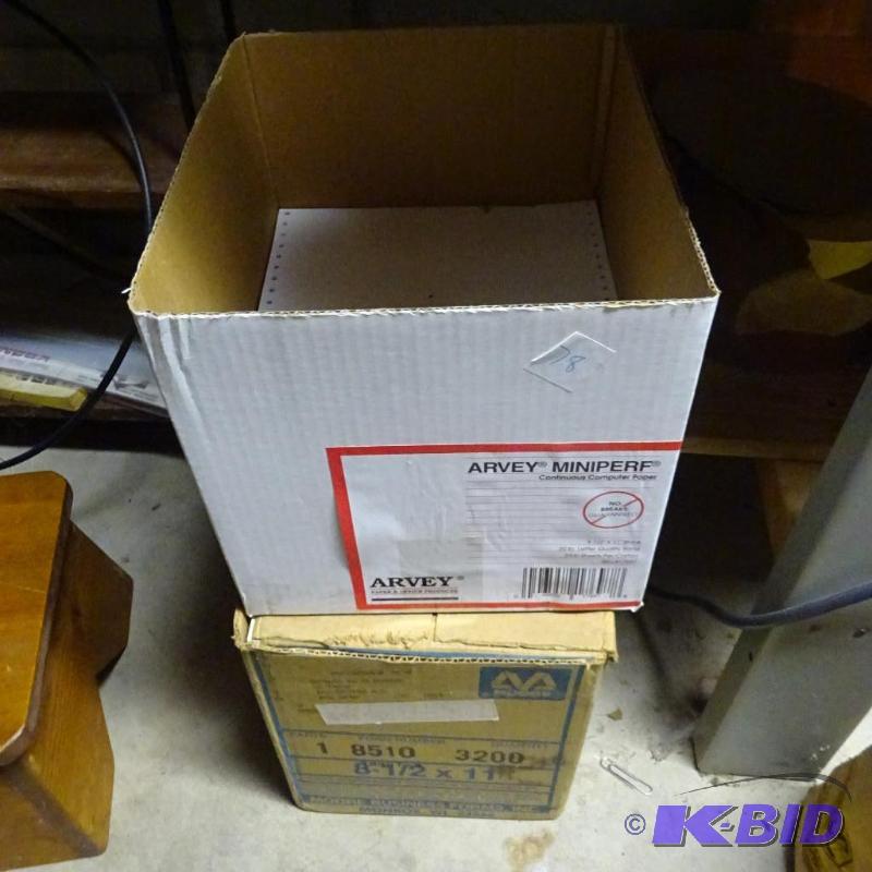 lot 78 image: 812 X11 Continous Paper. 1 Box and Half...